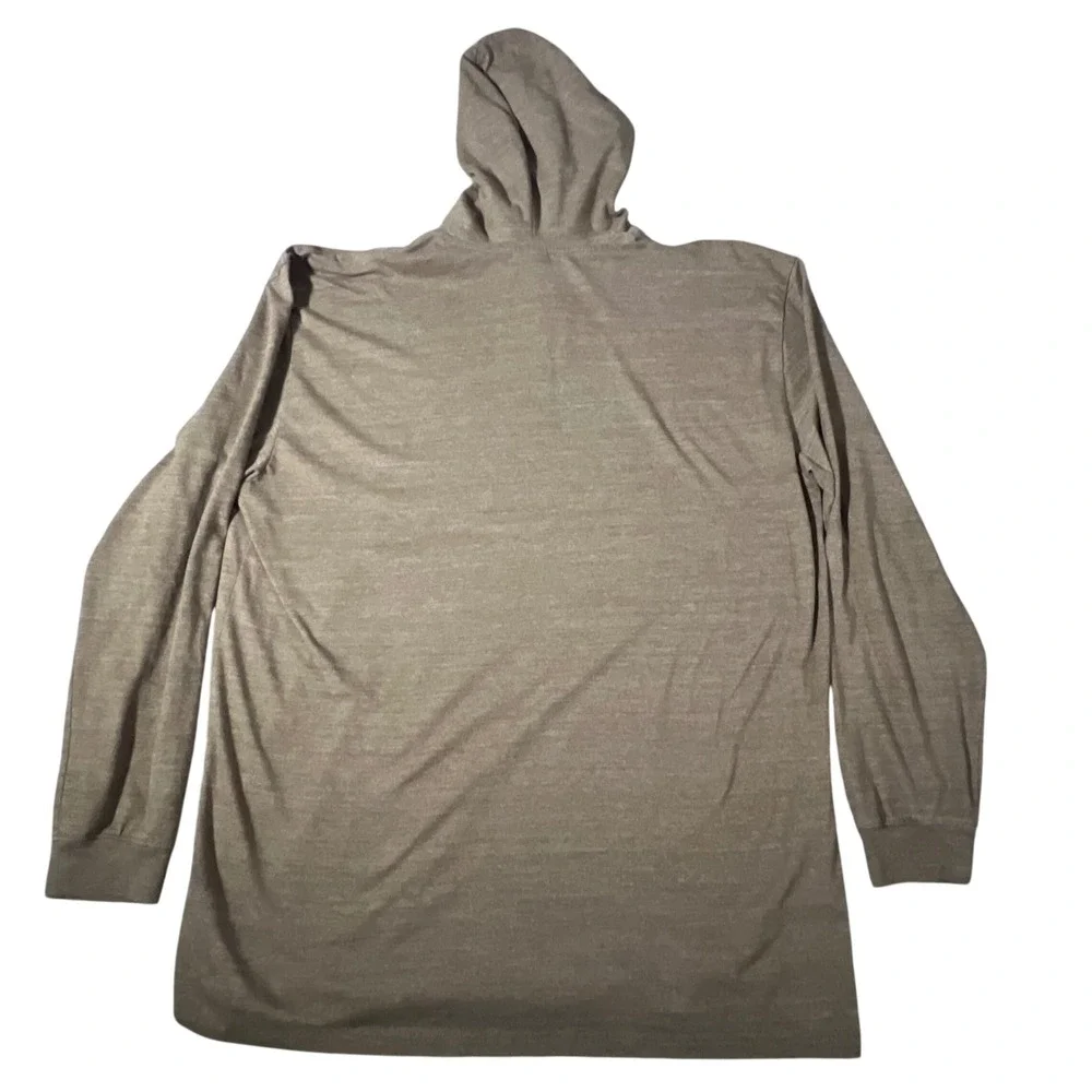 The North Face Hoodie Mens XL Olive Green Long Sleeve Tee A532D SP21 Heathered‎